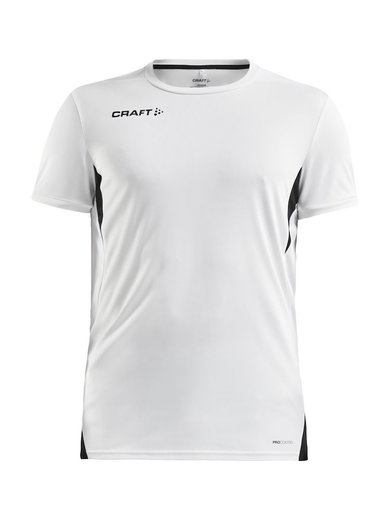 Craft Sport-Tshirt Pro Control Impact (leicht, atmungsaktiv) weiss Herren